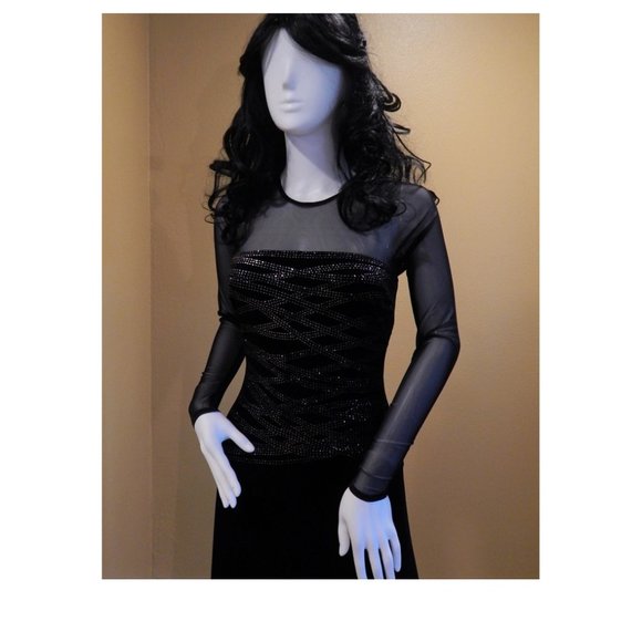 Tadashi SIXE XS BLACK VELVET - Picture 12 of 15